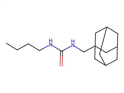 1-[(Adamantan-1-yl)methyl]-3-butylurea structure