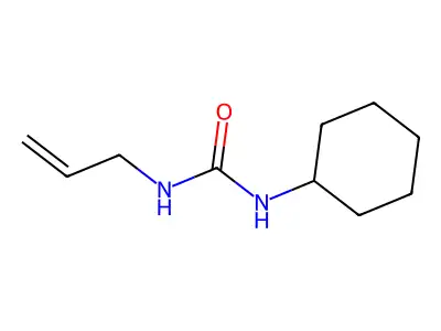 N-allyl-N'-cyclohexylurea structure