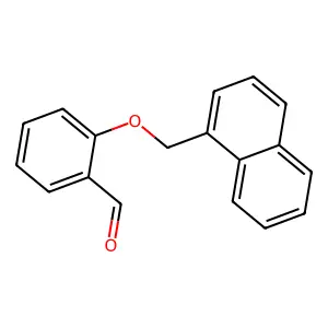 2-(Naphthalen-1-ylmethoxy)benzaldehyde structure