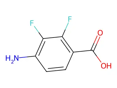 4-Amino-2,3-difluorobenzoic acid structure