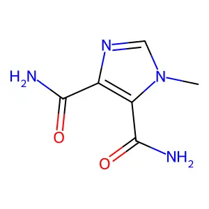 1-甲基-1H-咪唑-4,5-二甲酰胺 structure