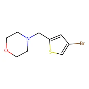 4-[(4-Bromothien-2-YL)methyl]morpholine structure