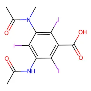 甲泛影酸 structure