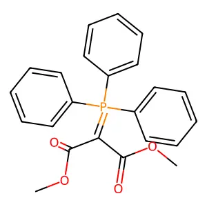 Malonic acid, (triphenylphosphoranylidene)-, dimethyl ester structure