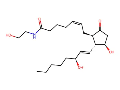 prostaglandin E2 ethanolamide structure