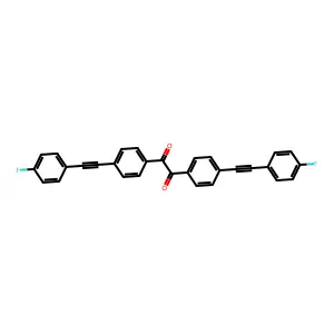 Ethanedione, bis[4-[(4-fluorophenyl)ethynyl]phenyl]- structure