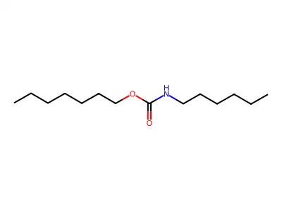 Carbamic acid, hexyl-, heptyl ester structure