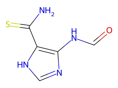 Formamide, N-(4-(thiocarbamoyl)-5-imidazolyl)- structure