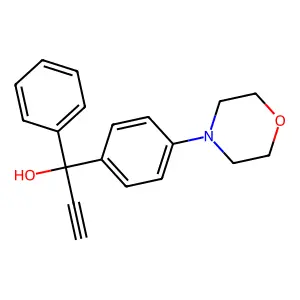 1-(4-Morpholinophenyl)-1-phenylprop-2-yn-1-ol structure