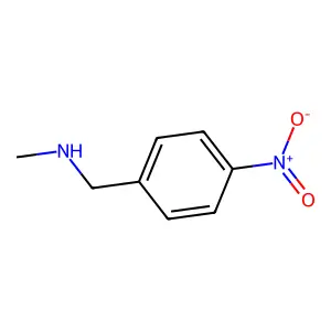 N-甲基-1-(4-硝基苯基)甲胺 structure