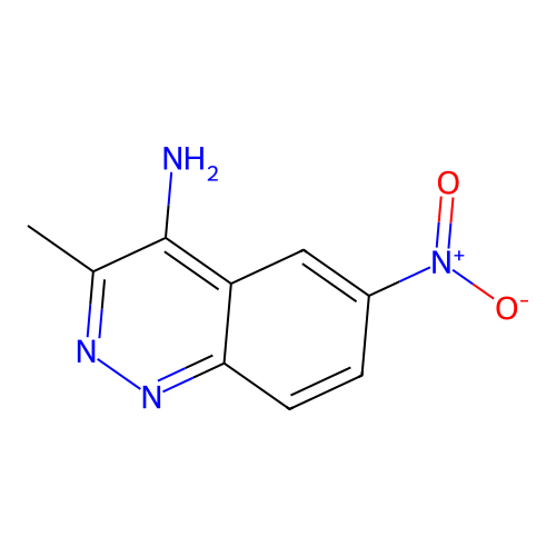 3-Methyl-6-nitrocinnolin-4-amine structure