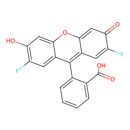 2',7'-Difluorofluorescein structure