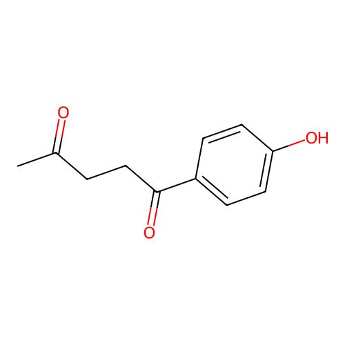 1-(4-Hydroxyphenyl)-1,4-pentanedione structure