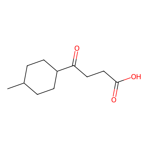 4-(Trans-4-methylcyclohexyl)-4-oxobutanoic acid structure