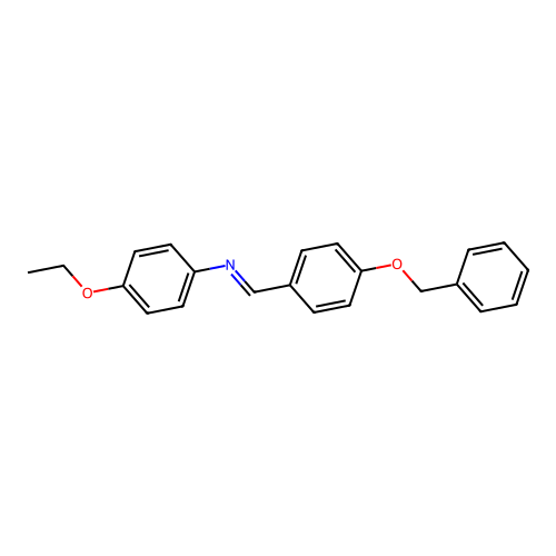 N-{(E)-[4-(benzyloxy)phenyl]methylidene}-4-ethoxyaniline structure