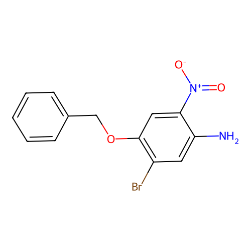 4-(Benzyloxy)-5-bromo-2-nitroaniline structure