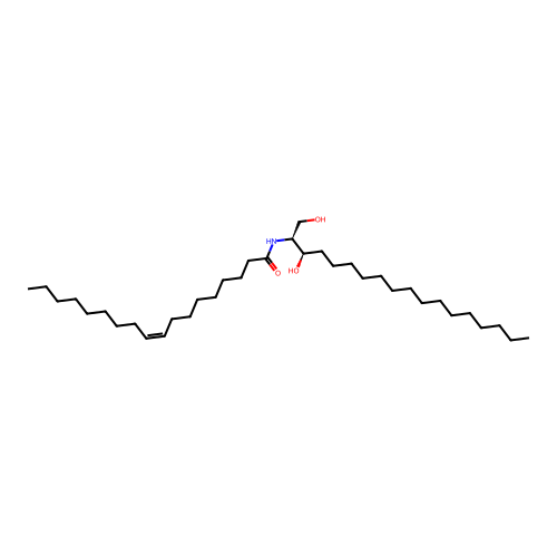 N-(9Z-octadecenoyl)-sphinganine structure