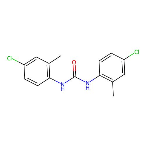 1,3-Bis(4-chloro-2-methylphenyl)urea structure