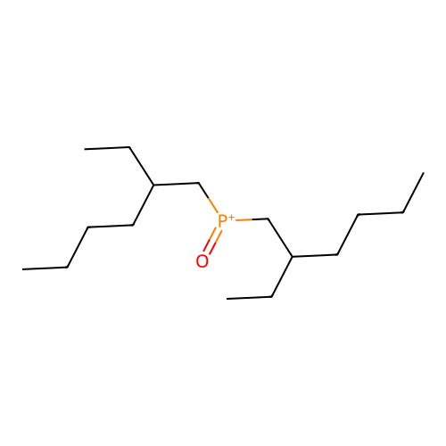 Bis(2-ethylhexyl)phosphine oxide structure