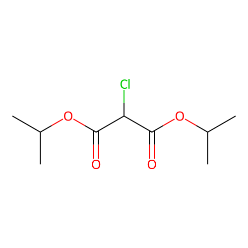 Diisopropyl chloromalonate structure