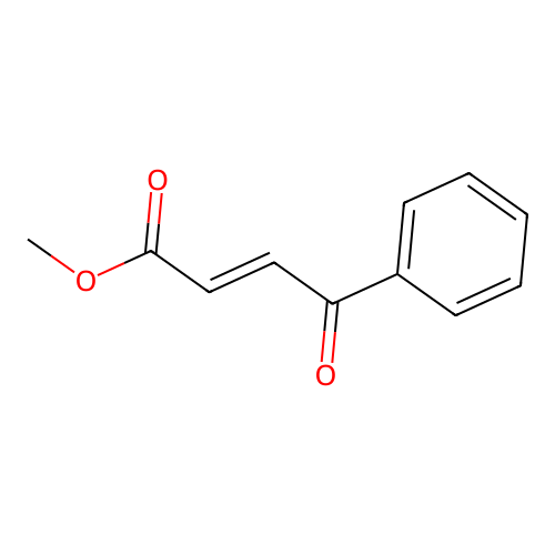 Methyl 3-benzoylacrylate structure