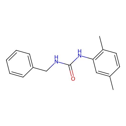 1-Benzyl-3-(2,5-xylyl)urea structure