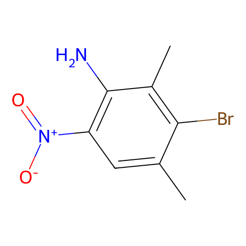 3-Bromo-2,4-dimethyl-6-nitroaniline structure