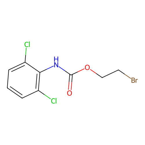 2-Bromoethyl 2,6-dichlorophenylcarbamate structure