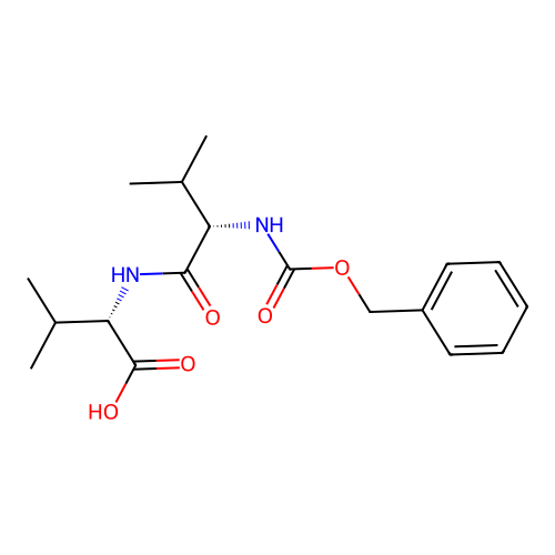 N-((Phenylmethoxy)carbonyl)-L-valyl-L-valine structure