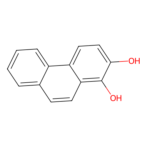 1,2-Dihydroxyphenanthrene structure