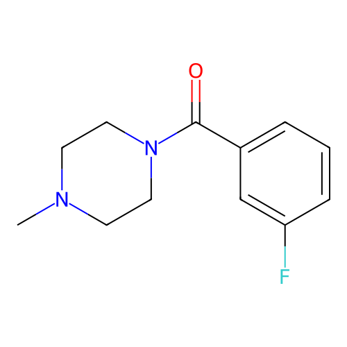 1-(3-Fluorobenzoyl)-4-methylpiperazine structure