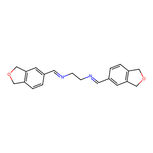 N,N'-Bis-(isocoumaran-5-ylidene)-ethylenediamine structure