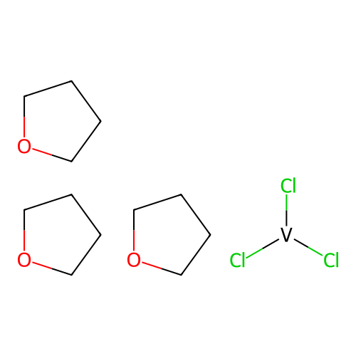 Trichlorotris(tetrahydrofuran)vanadium structure