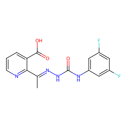 Diflufenzopyr structure