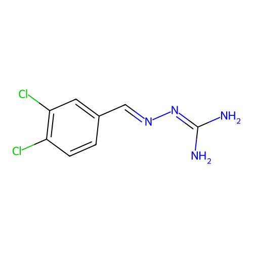 2-(3,4-Dichlorobenzylidene)hydrazinecarboximidamide structure