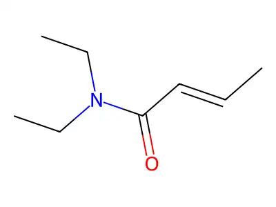 2-Butenamide,n,n-diethyl-, (2e)- structure