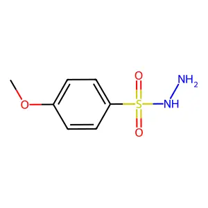 p-Methoxybenzenesulphonyl hydrazide structure