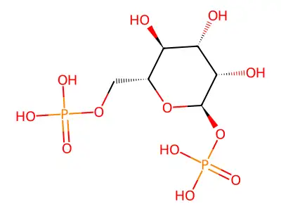 Mannose-1,6-bisphosphate structure
