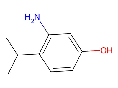 3-Amino-4-isopropylphenol structure