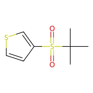 3-Tert-butylsulfonylthiophene structure