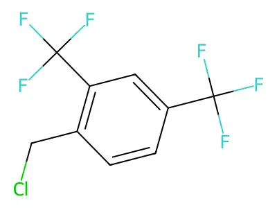 1-(Chloromethyl)-2,4-bis(trifluoromethyl)benzene structure