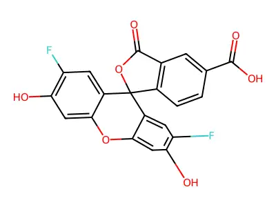 Oregon green 488 carboxylate structure