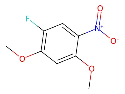 2,4-Dimethoxy-5-fluoronitrobenzene structure
