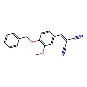 2-(4-Benzyloxy-3-methoxy-benzylidene)-malononitrile structure