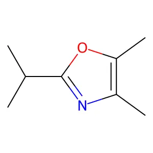 2-Isopropyl-4,5-dimethyloxazole structure