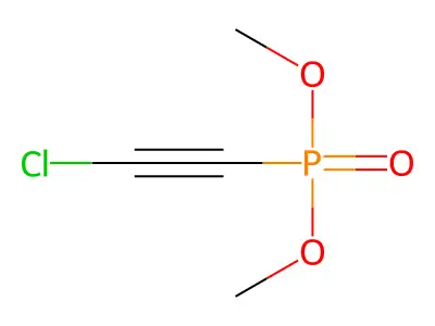 dimethyl chloroacetylenephosphonate structure