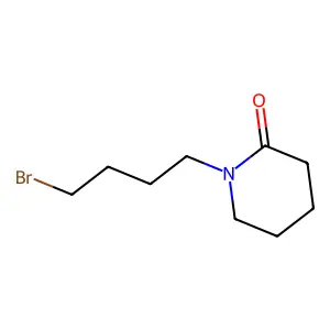 1-(4-Bromobutyl)-2-piperidinone structure