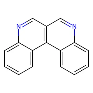 Dibenzo(c,f)(2,7)naphthyridine structure
