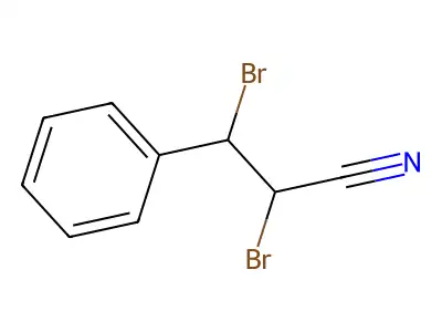2,3-Dibromo-3-phenylpropanenitrile structure
