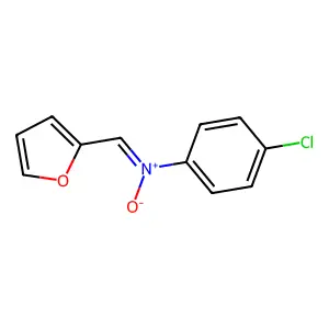 N-(4-chlorophenyl)-1-(furan-2-yl)methanimine oxide structure